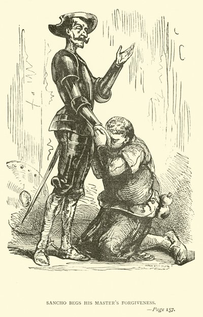 Sancho Bags His Master
